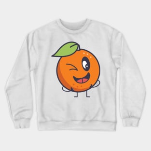 Sassy Orange Crewneck Sweatshirt